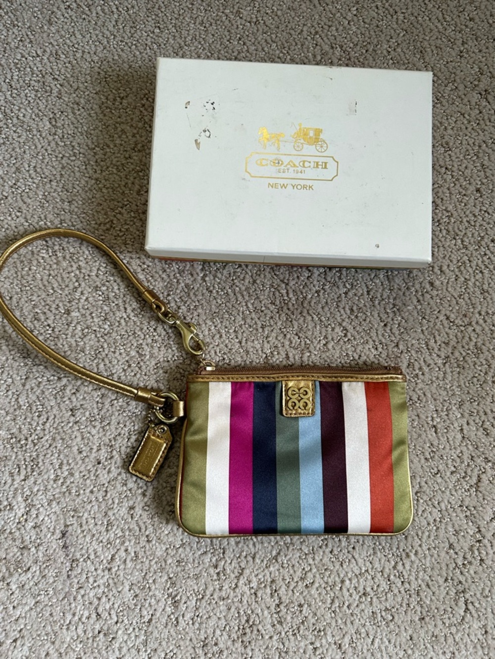 Vintage Y2K Coach Poppy Julia mini wristlet - Picture 2 of 6